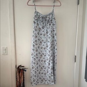 SHEIN Floral Print Dress with Delicate Straps